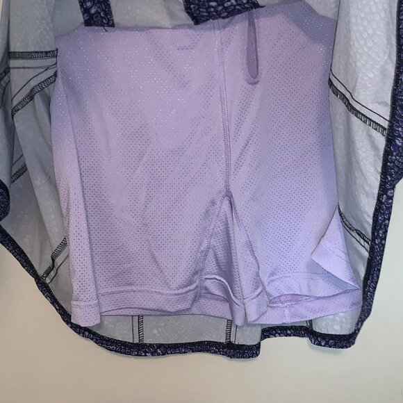 Title Nine Nimblene Active Skirt Skort Size 8 In Purple Pattern - Picture 4 of 6